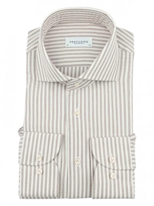 Foto van product Profuomo Overhemd beige
