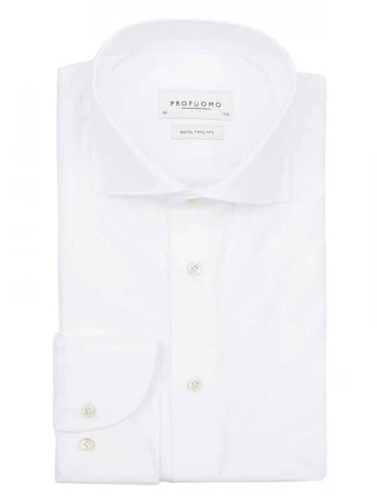 Foto van product Profuomo Overhemd 'Sky Blue' wit