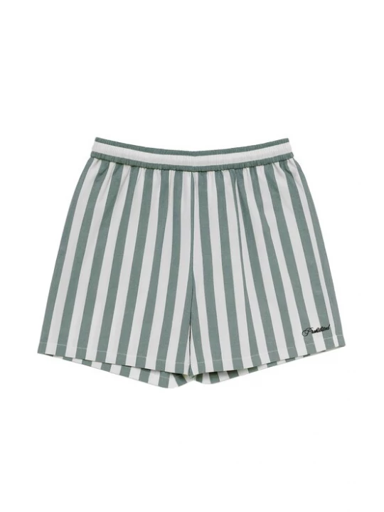 Foto van product Prohibited Broek 'Coastline' petrol / offwhite