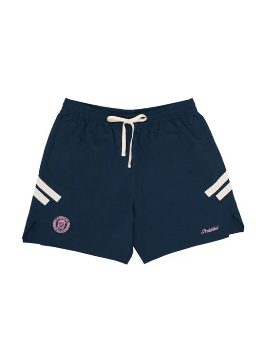Foto van product Prohibited Broek navy / pink / wit