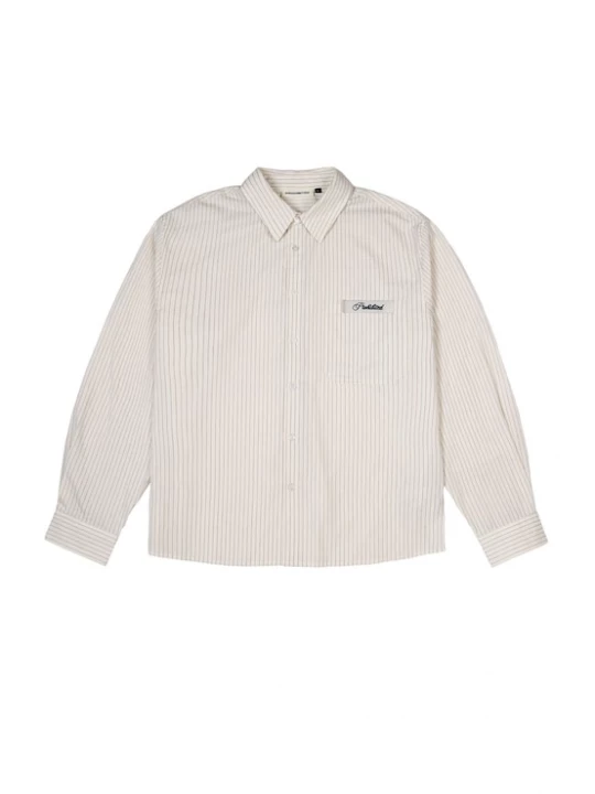 Foto van product Prohibited Overhemd 'Drift' zwart / offwhite