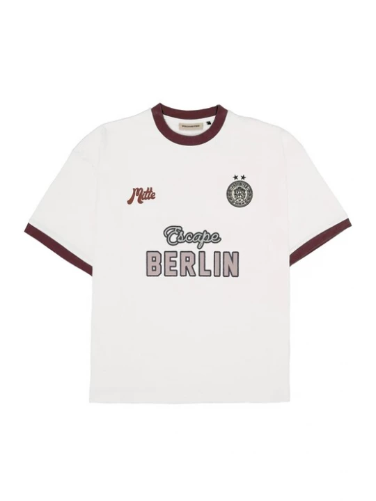 Foto van product Prohibited Shirt 'Cup' donkerbruin / pastelgroen / zwart / wit