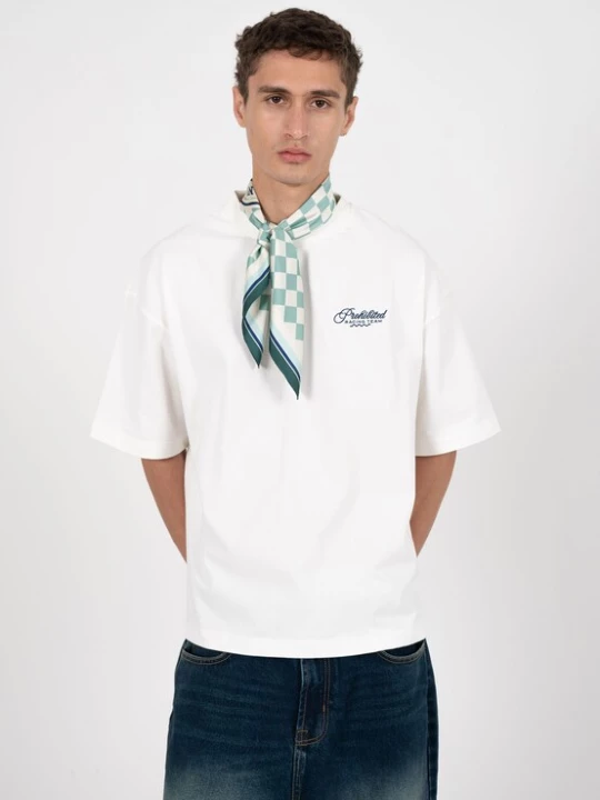 Foto van product Prohibited Shirt 'Cyclists' marine / honing / zwart / wit