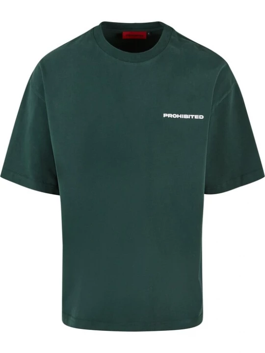 Foto van product Prohibited Shirt donkergroen / wit