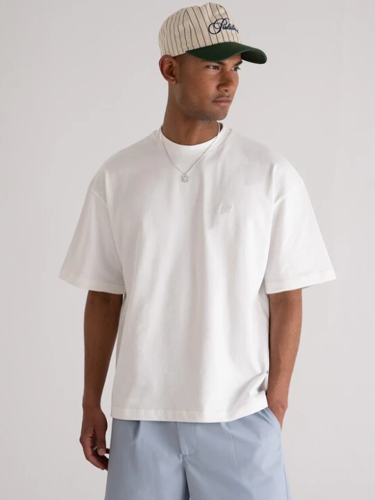 Foto van product Prohibited Shirt 'Grand Pool' azuur / oranje / zwart / wit