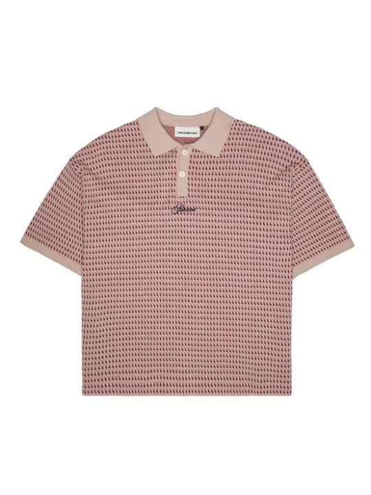 Foto van product Prohibited Shirt oudroze / lichtroze / wijnrood / zwart