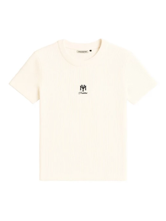 Foto van product Prohibited Shirt 'Outline' zwart / wolwit