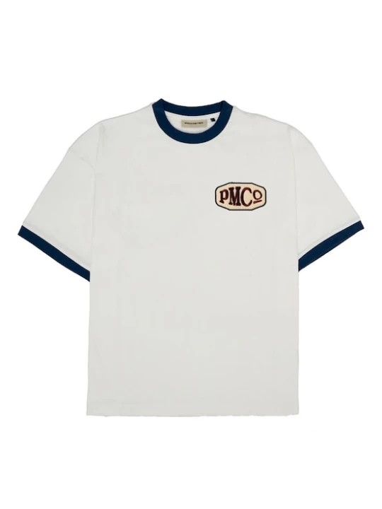 Foto van product Prohibited Shirt 'PMCO' crème / navy / bordeaux / wit