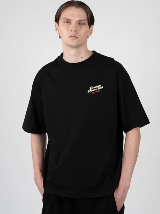 Foto van product Prohibited Shirt 'Riviera Club' beige / crème / zwart