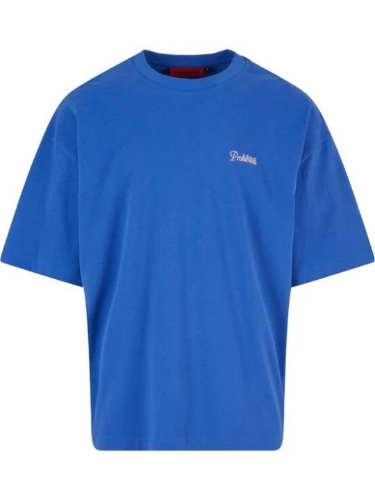 Foto van product Prohibited Shirt royal blue / koningsblauw / wit