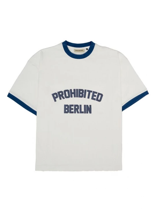 Foto van product Prohibited Shirt 'Rush Contrast' navy / offwhite