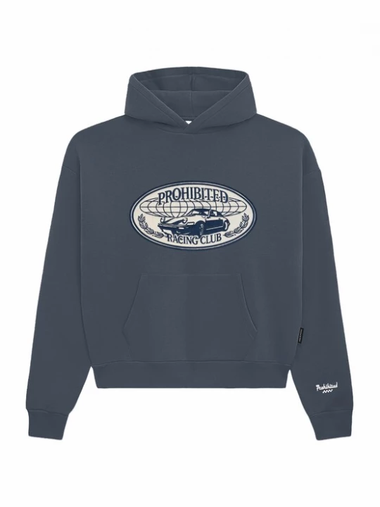 Foto van product Prohibited Sweatshirt 'Racecore' beige / blauw