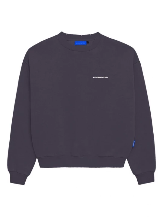 Foto van product Prohibited Sweatshirt 'Star' antraciet / oranje / wit / offwhite