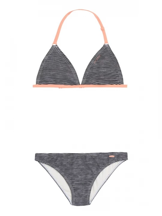 Foto van product PROTEST Bikini 'PRTNIKLE JR' donkerblauw / abrikoos / wit