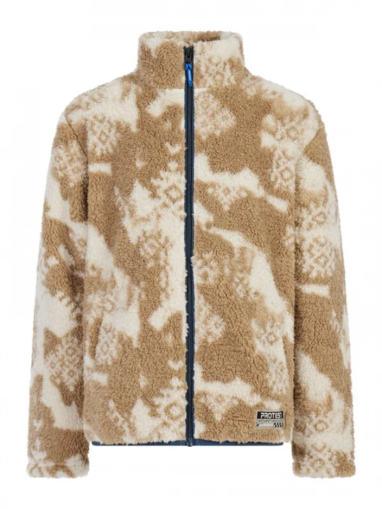 Foto van product PROTEST Fleece jas 'PRTMalton JR' bruin
