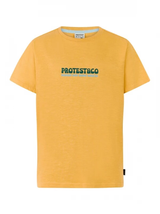 Foto van product PROTEST Shirt 'PRTBarlow JR' goudgeel