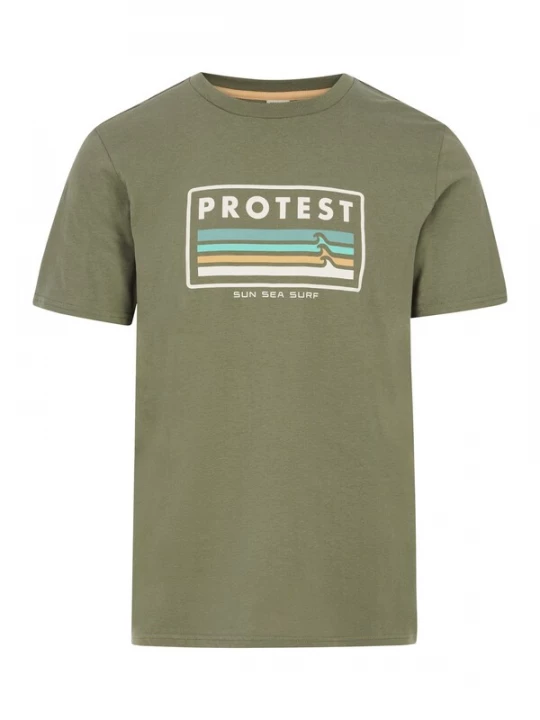 Foto van product PROTEST Shirt 'PRTBarn' groen gemêleerd