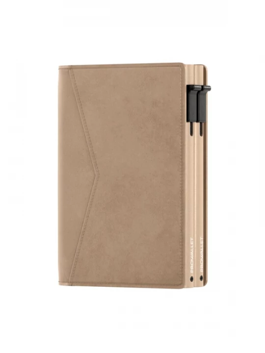 Foto van product Prowallet Portemonnee 'Pasjeshouder Double' beige