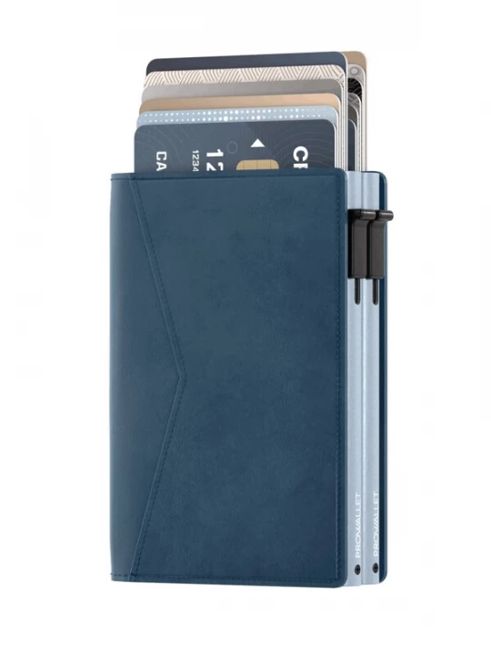 Foto van product Prowallet Portemonnee 'Pasjeshouder Double' blauw
