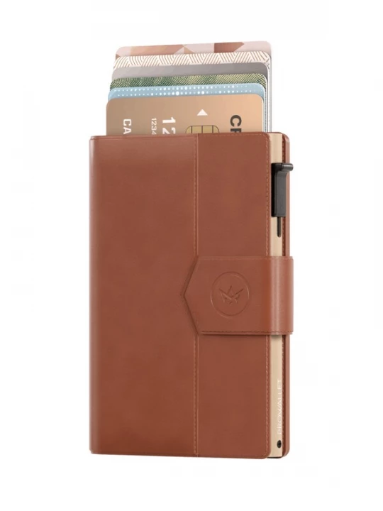 Foto van product Prowallet Portemonnee 'Pasjeshouder Plus' cognac