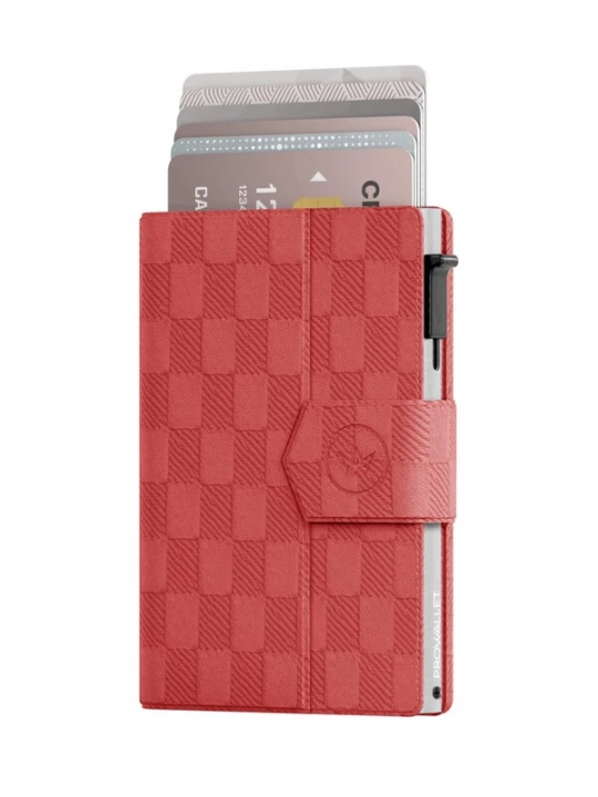 Foto van product Prowallet Portemonnee 'Pasjeshouder Plus Panel' rood