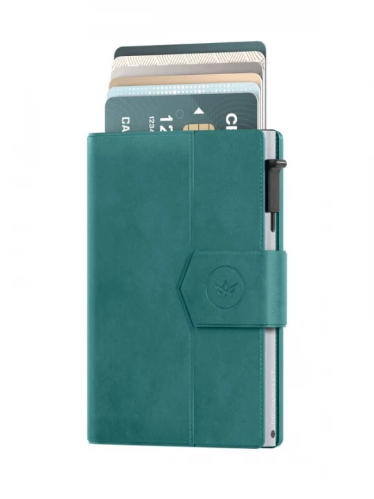 Foto van product Prowallet Portemonnee 'Pasjeshouder Plus' petrol