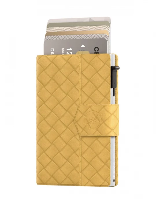 Foto van product Prowallet Portemonnee 'Pasjeshouder Plus Woven' geel