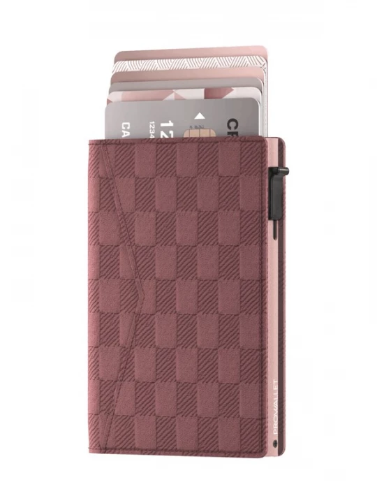 Foto van product Prowallet Portemonnee 'Pasjeshouder Slim Panel' aubergine