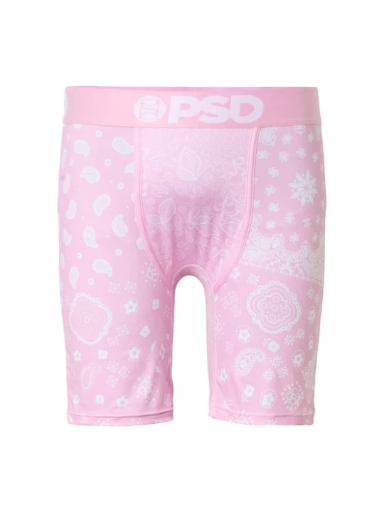 Foto van product PSD Boxershorts 'Bandana' lichtroze / wit