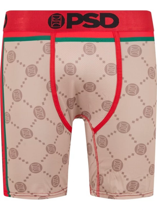 Foto van product PSD Boxershorts beige / groen / rood / zwart