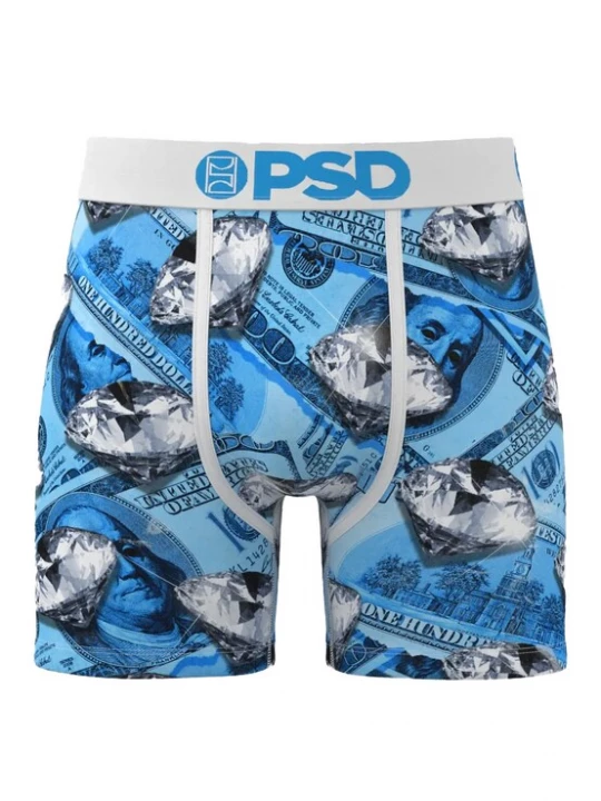 Foto van product PSD Boxershorts blauw / lichtgrijs