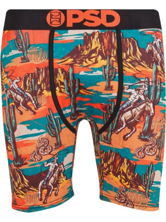 Foto van product PSD Boxershorts blauw / oranje / zwart / wit