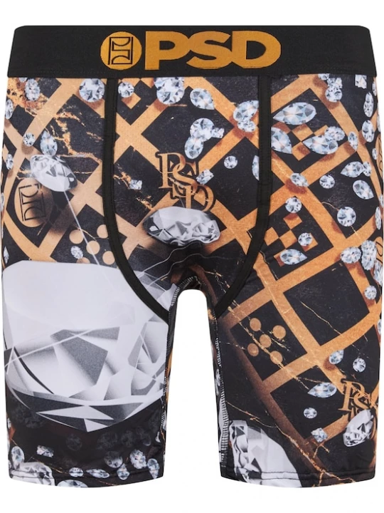 Foto van product PSD Boxershorts 'Deluxe' oranje / zwart / wit