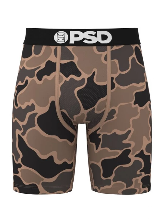 Foto van product PSD Boxershorts 'Duck Camo' bruin / donkerbruin