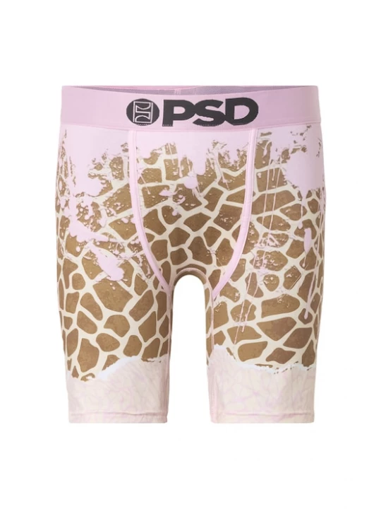 Foto van product PSD Boxershorts 'Geoffrey' lichtbruin / rosa / zwart