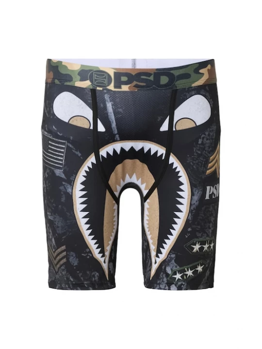 Foto van product PSD Boxershorts lila / zwart / wit