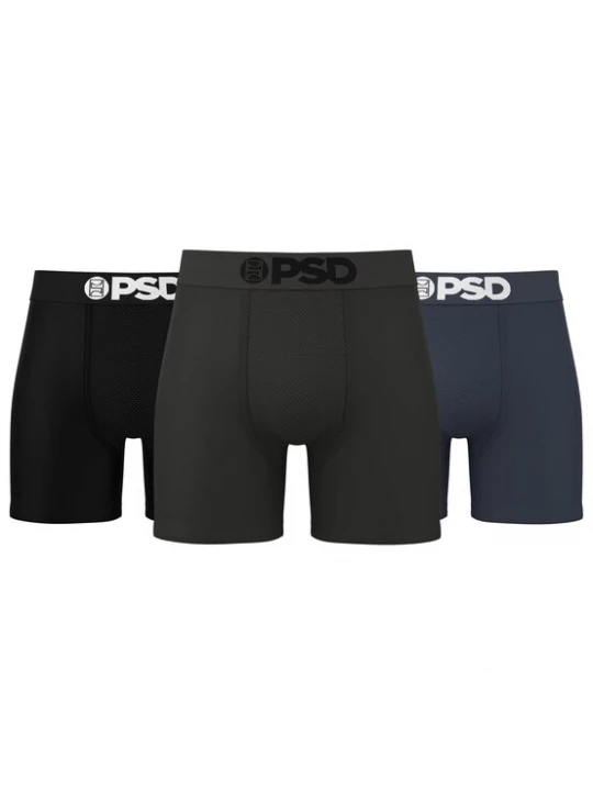 Foto van product PSD Boxershorts marine / grijs / zwart