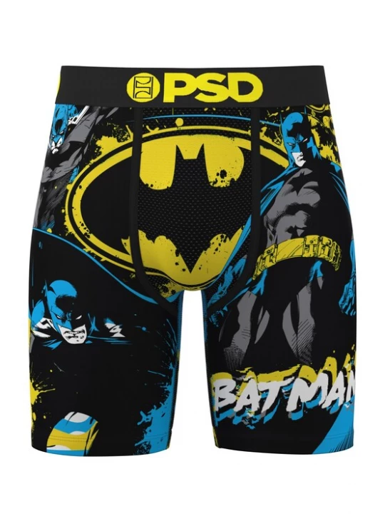 Foto van product PSD Boxershorts 'Na Na Na Batman' blauw / geel / zwart / wit