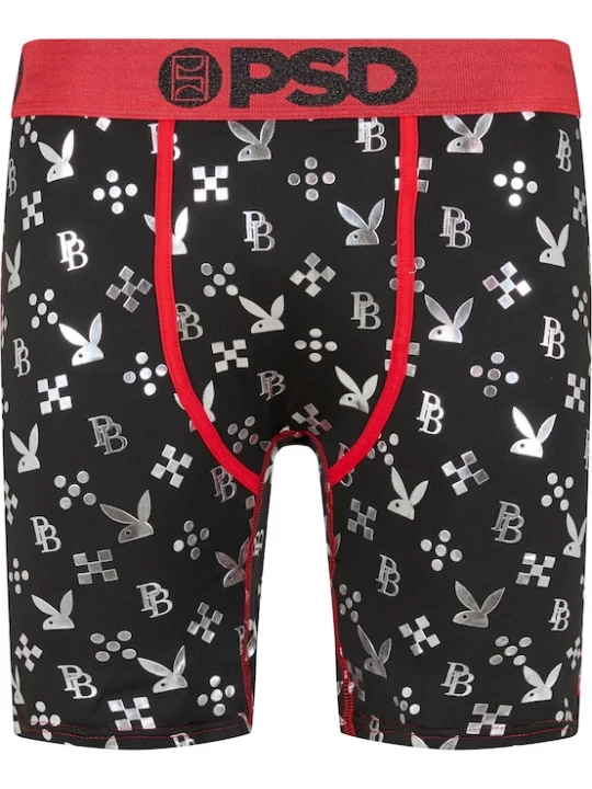 Foto van product PSD Boxershorts rood / zwart / wit