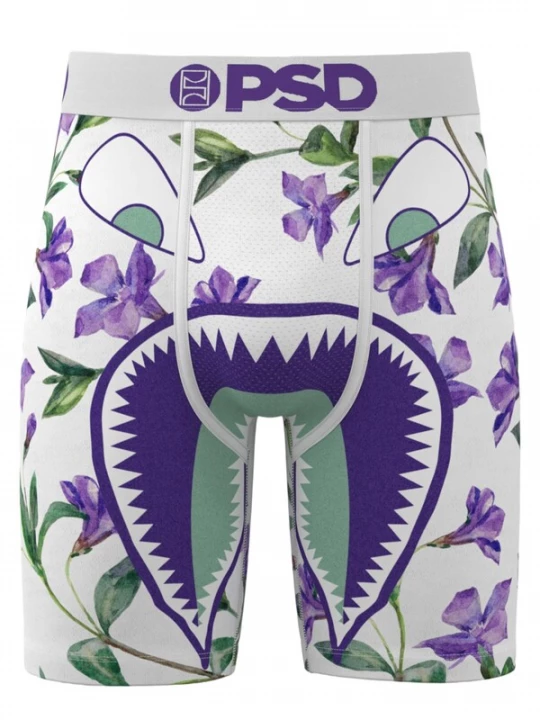 Foto van product PSD Boxershorts 'WF LAVENDER' groen / lila / wit