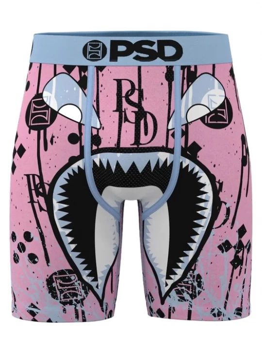 Foto van product PSD Boxershorts 'WF Scoop' lichtblauw / rosa / zwart / wit