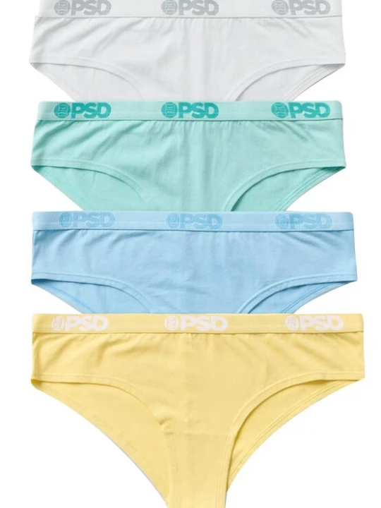 Foto van product PSD Slip lichtblauw / geel / grijs / mintgroen / wit