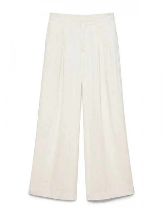Foto van product Pull&Bear Bandplooibroek crème