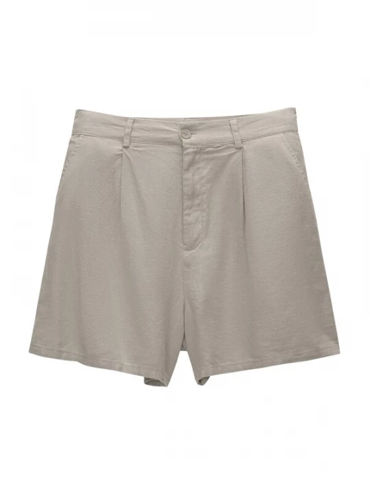 Foto van product Pull&Bear Bandplooibroek taupe