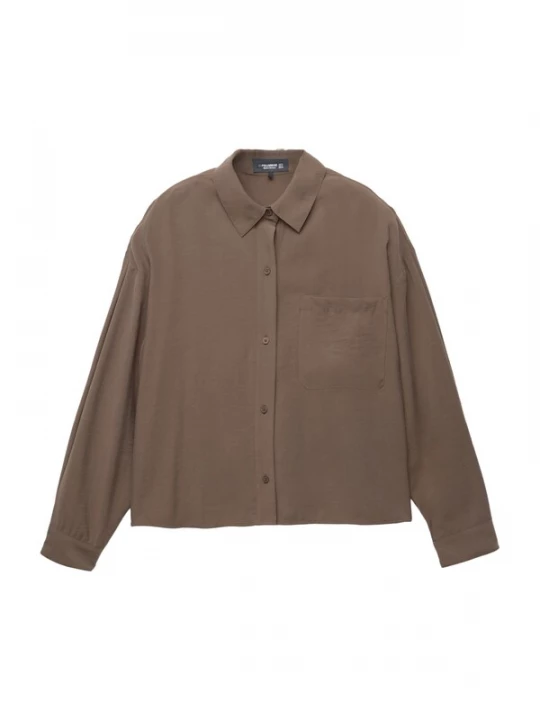 Foto van product Pull&Bear Blouse chocoladebruin