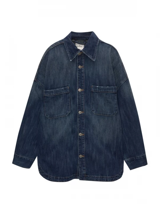 Foto van product Pull&Bear Blouse donkerblauw