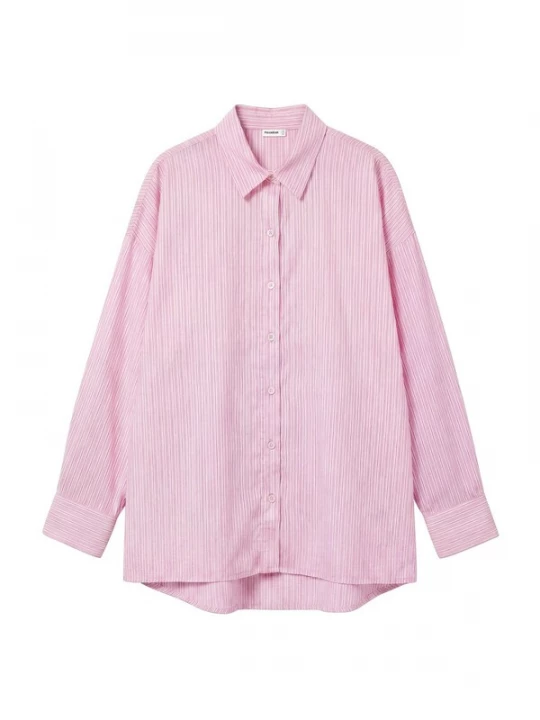 Foto van product Pull&Bear Blouse navy / lichtroze / wit