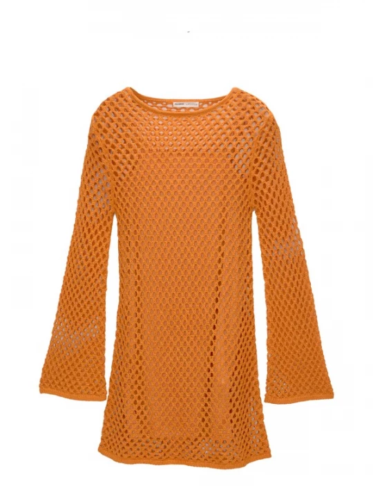 Foto van product Pull&Bear Gebreide jurk oranje