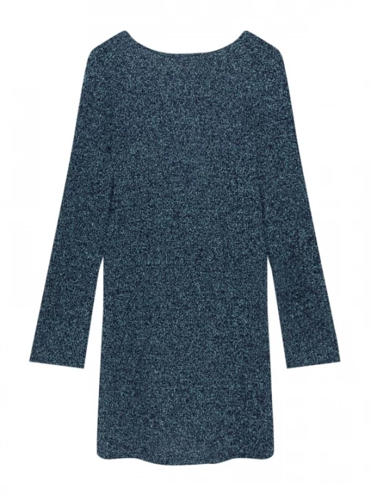 Foto van product Pull&Bear Gebreide jurk petrol
