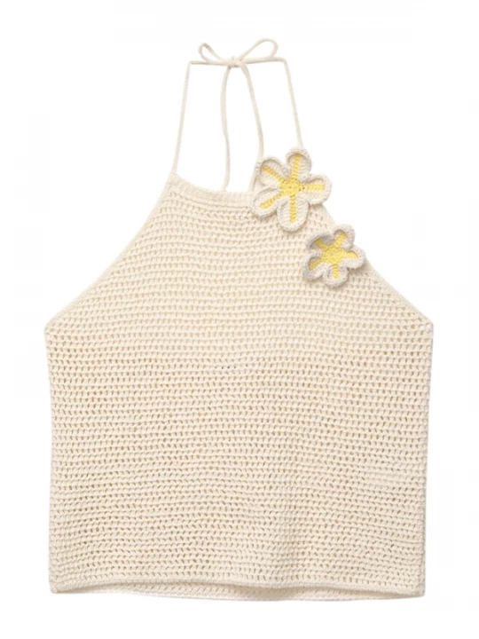 Foto van product Pull&Bear Gebreide top beige